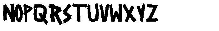 Phunkz Font UPPERCASE