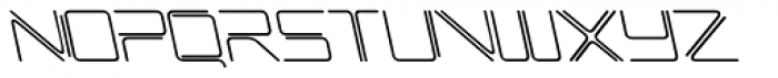 Phuture Rnd Open A Italic Font UPPERCASE