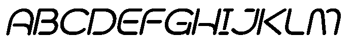 Phyon Italic Font UPPERCASE