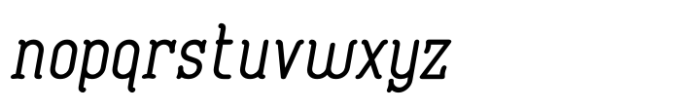 Physe Bold Italic Font LOWERCASE