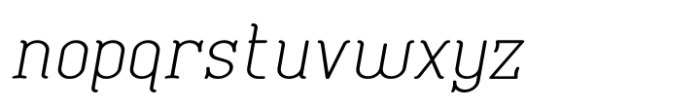 Physe Expanded Italic Font LOWERCASE