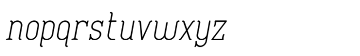 Physe Italic Font LOWERCASE