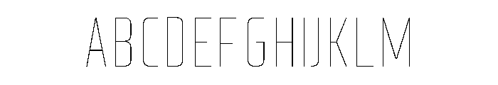 PhD Thin Font UPPERCASE
