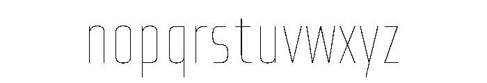 PhD Thin Font LOWERCASE