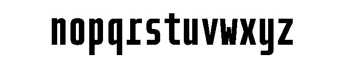 PhDMono Bold Font LOWERCASE