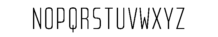 PhDMono Light Font UPPERCASE