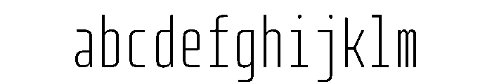 PhDMono Light FONT