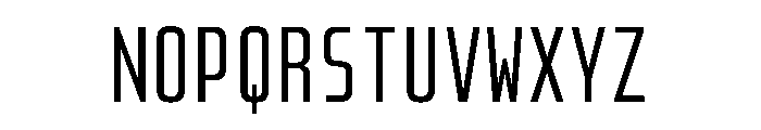 PhDMono Font UPPERCASE