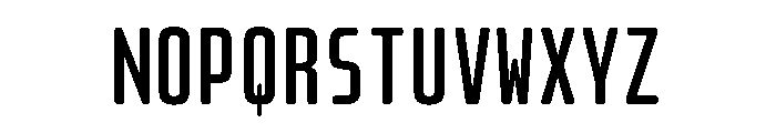 PhDMonoRounded Medium Font UPPERCASE