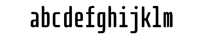 PhDMonoRounded Medium FONT
