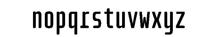 PhDMonoRounded Medium Font LOWERCASE