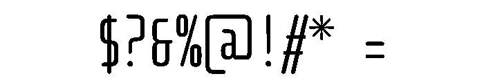 PhDMonoRounded Font OTHER CHARS