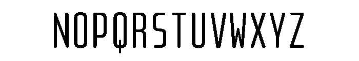 PhDMonoRounded Font UPPERCASE
