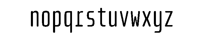 PhDMonoRounded Font LOWERCASE