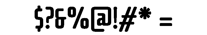 PhDRounded Bold Font OTHER CHARS