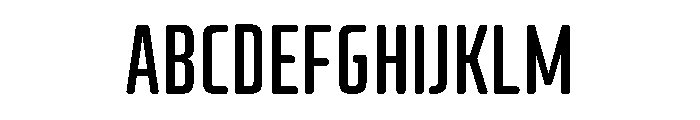 PhDRounded Medium Font UPPERCASE