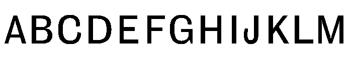 Phive MicroMedium Instance Font UPPERCASE
