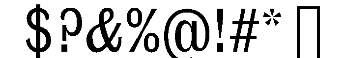 Phive StandardMedium Instance Font OTHER CHARS