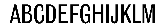 Phivev0.2 Display Font UPPERCASE