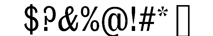 Phivev0.2 Standard Font OTHER CHARS