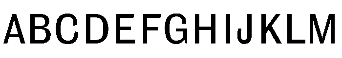 Phivev0.2 Text Font UPPERCASE