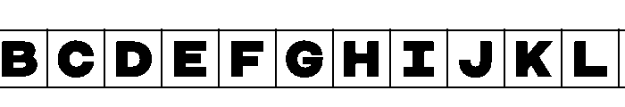 Phng Black Font UPPERCASE