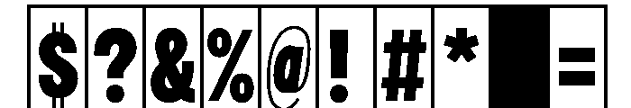 Phng BlackHalf Instance Font OTHER CHARS