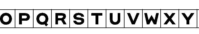 Phng Bold Instance Font UPPERCASE