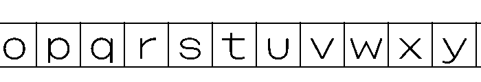 Phng Light Instance Font LOWERCASE