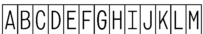 Phng LightHalf Instance Font UPPERCASE