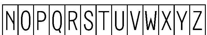 Phng LightHalf Instance Font UPPERCASE