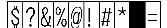 Phng LightHalf Font OTHER CHARS
