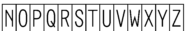 Phng LightHalf Font UPPERCASE