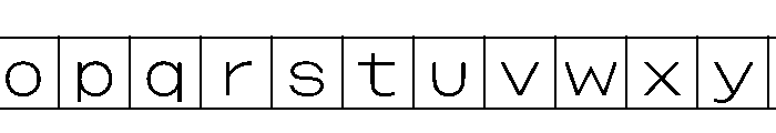 Phng Light Font LOWERCASE