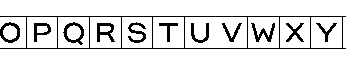 Phng Regular Instance Font UPPERCASE