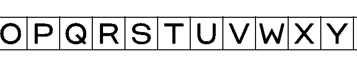 Phng Regular Font UPPERCASE