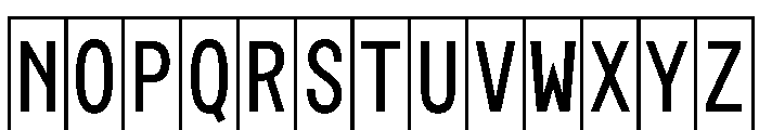 Phng RegularHalf Instance Font UPPERCASE