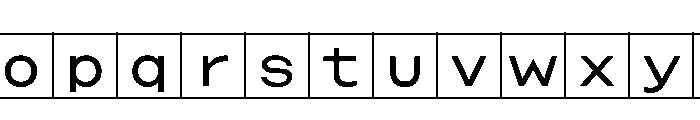 Phng Regular Font LOWERCASE