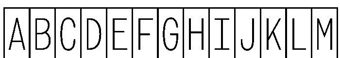 Phng ThinHalf Instance Font UPPERCASE