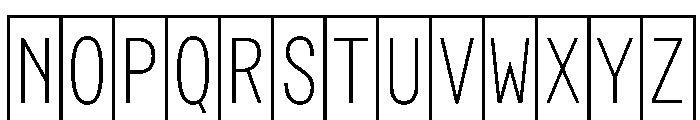 Phng ThinHalf Instance Font UPPERCASE