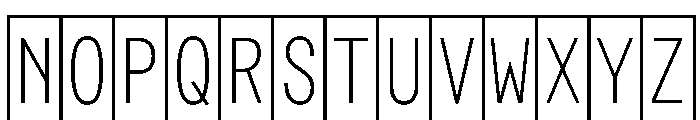 Phng ThinHalf Font UPPERCASE