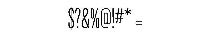 Phoenix Regular Font OTHER CHARS