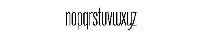 Phoenix Regular Font LOWERCASE