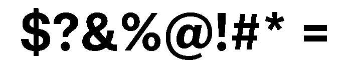Phonic Bold Font OTHER CHARS