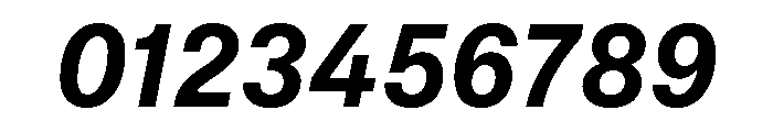 Phonic BoldItalic Font OTHER CHARS
