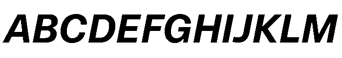 Phonic BoldItalic Font UPPERCASE