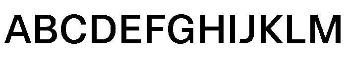 Phonic Medium Font UPPERCASE