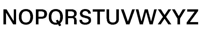 Phonic Medium Font UPPERCASE