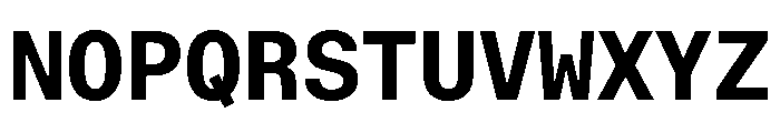 Phonic MonospacedBold Font UPPERCASE