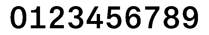 Phonic MonospacedMedium Font OTHER CHARS
